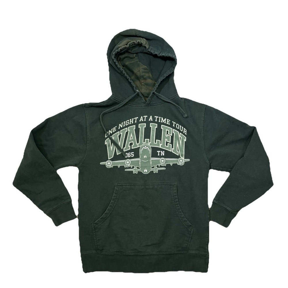 Morgan Wallen One Night At A Time Tour 2024 Hoodie Sweatshirt Sz S Stain